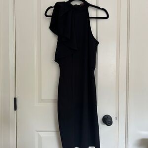 Pink Violet One Shoulder Dress